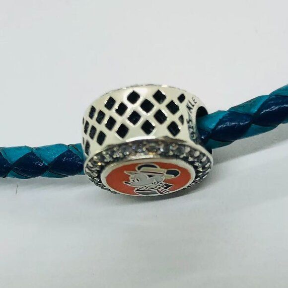 ✨✨ Pandora Disney Parks EPCOT Italy World Showcase Mickey Mouse Button Charm - Picture 3 of 4